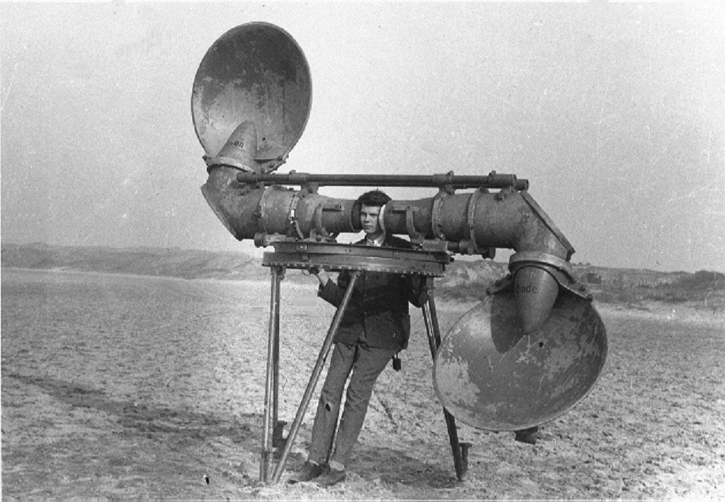 Before the invention of radar, aircraft were detected by listening